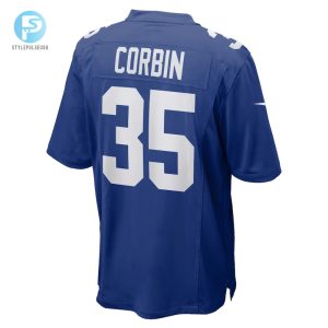 Mens New York Giants Jashaun Corbin Nike Royal Team Game Jersey stylepulseusa 1 2