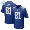 Mens New York Giants Cam Sims Nike Royal Team Game Jersey stylepulseusa 1