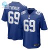 Mens New York Giants Jaylon Thomas Nike Royal Team Game Jersey stylepulseusa 1