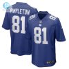 Mens New York Giants Kalil Pimpleton Nike Royal Game Player Jersey stylepulseusa 1