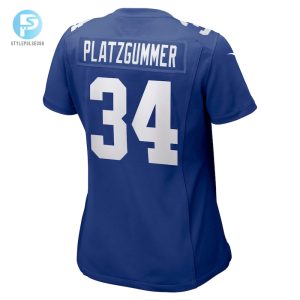 Womens New York Giants Sandro Platzgummer Nike Royal Game Player Jersey stylepulseusa 1 2