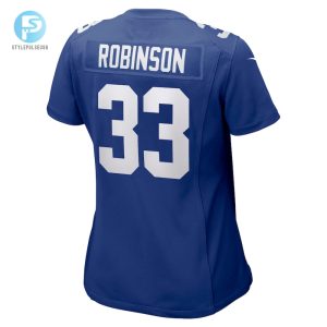 Womens New York Giants Aaron Robinson Nike Royal Game Player Jersey stylepulseusa 1 2