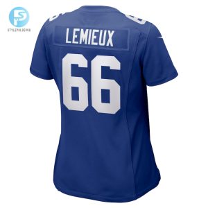 Womens New York Giants Shane Lemieux Nike Royal Game Jersey stylepulseusa 1 2