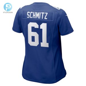 Womens New York Giants John Michael Schmitz Nike Royal Team Game Jersey stylepulseusa 1 2