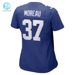 Womens New York Giants Fabian Moreau Nike Royal Game Player Jersey stylepulseusa 1 2