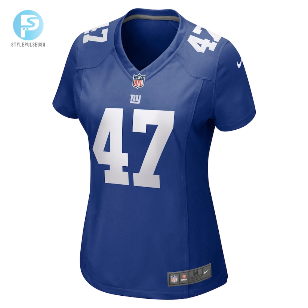 Womens New York Giants Cam Brown Nike Royal Game Jersey 