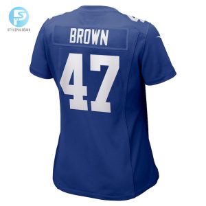 Womens New York Giants Cam Brown Nike Royal Game Jersey stylepulseusa 1 2