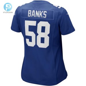 Womens New York Giants Carl Banks Nike Royal Game Retired Player Jersey stylepulseusa 1 2