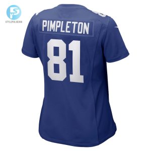 Womens New York Giants Kalil Pimpleton Nike Royal Game Player Jersey stylepulseusa 1 2