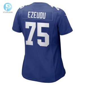 Womens New York Giants Joshua Ezeudu Nike Royal Game Player Jersey stylepulseusa 1 2