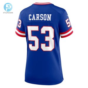 Womens New York Giants Harry Carson Nike Royal Classic Retired Player Game Jersey stylepulseusa 1 2