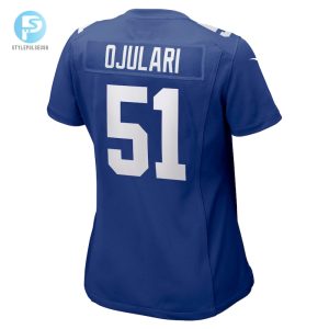 Womens New York Giants Azeez Ojulari Nike Royal Game Player Jersey stylepulseusa 1 2