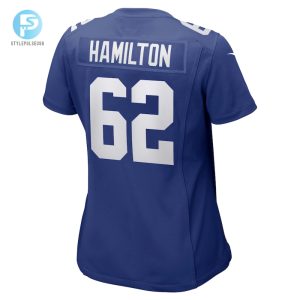 Womens New York Giants Devery Hamilton Nike Royal Game Player Jersey stylepulseusa 1 2