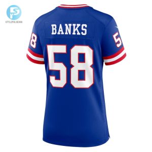 Womens New York Giants Carl Banks Nike Royal Classic Retired Player Game Jersey stylepulseusa 1 2