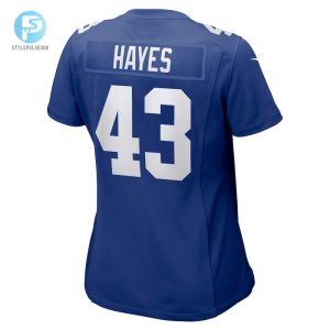 Womens New York Giants Kaleb Hayes Nike Royal Team Game Jersey stylepulseusa 1 2