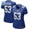 Womens New York Giants Harry Carson Nike Royal Game Retired Player Jersey stylepulseusa 1