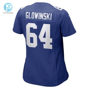 Womens New York Giants Mark Glowinski Nike Royal Game Player Jersey stylepulseusa 1 2