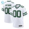 Mens New York Jets Nike White Legacy Custom Game Jersey stylepulseusa 1