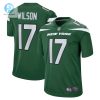 Mens New York Jets Garrett Wilson Nike Green Player Game Jersey stylepulseusa 1