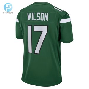 Mens New York Jets Garrett Wilson Nike Green Player Game Jersey stylepulseusa 1 2