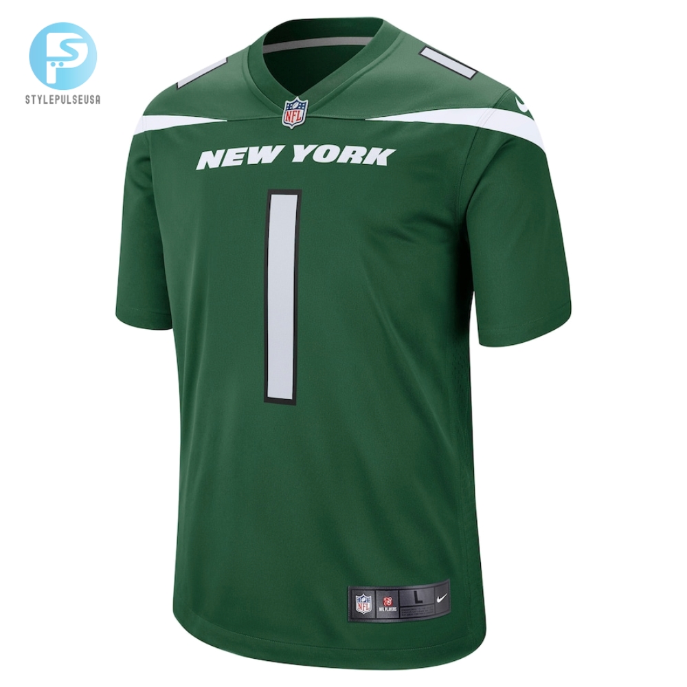 Mens New York Jets Ahmad Sauce Gardner Nike Green Player Game Jersey 