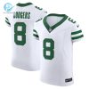 Mens New York Jets Aaron Rodgers Nike White Alternate Vapor F.U.S.E. Elite Jersey stylepulseusa 1