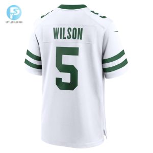 Mens New York Jets Garrett Wilson Nike White Alternate Game Jersey stylepulseusa 1 2