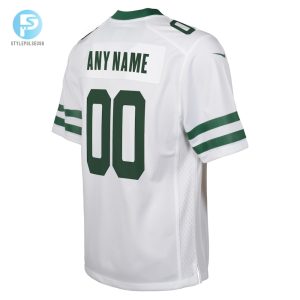 Youth New York Jets Nike White Legacy Custom Game Jersey stylepulseusa 1 2