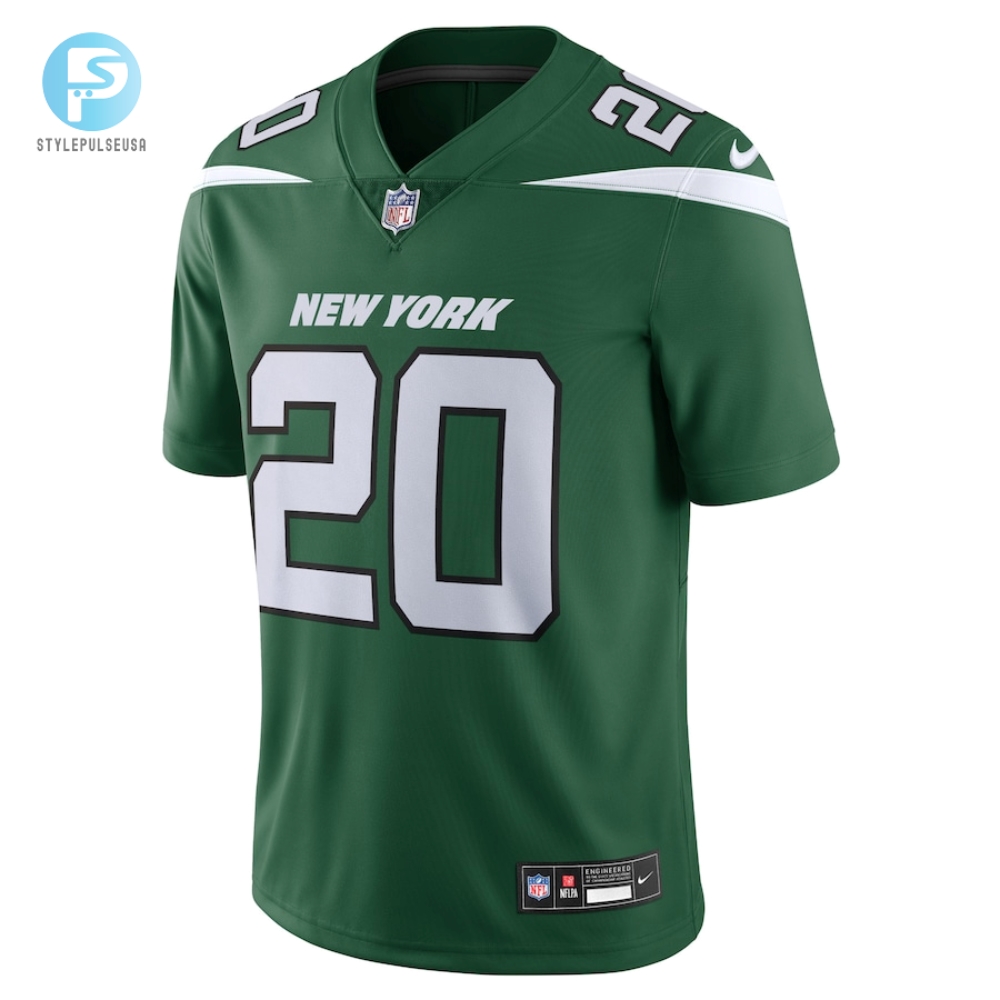 Mens New York Jets Breece Hall Nike Gotham Green Vapor Untouchable Limited Jersey 