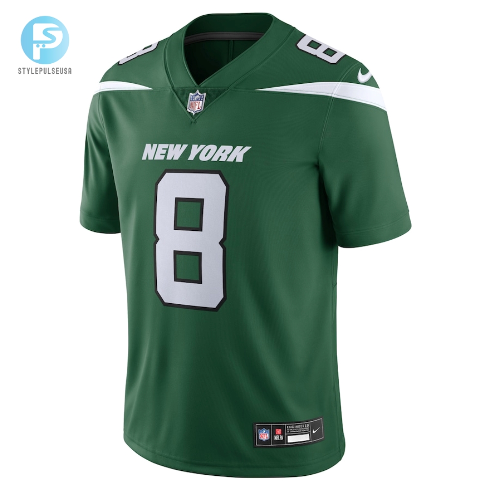 Mens New York Jets Aaron Rodgers Nike Gotham Green Vapor Untouchable Limited Jersey 