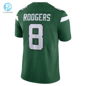 Mens New York Jets Aaron Rodgers Nike Gotham Green Vapor Untouchable Limited Jersey stylepulseusa 1 2