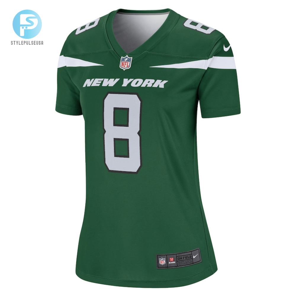 Womens New York Jets Aaron Rodgers Nike Gotham Green Legend Player Jersey 