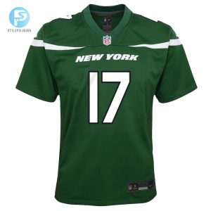 Youth New York Jets Garrett Wilson Nike Green Game Jersey stylepulseusa 1 1