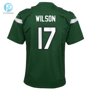 Youth New York Jets Garrett Wilson Nike Green Game Jersey stylepulseusa 1 2