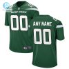 Mens New York Jets Nike Gotham Green Game Custom Jersey stylepulseusa 1