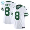 Mens New York Jets Aaron Rodgers Nike White Vapor F.U.S.E. Limited Jersey stylepulseusa 1