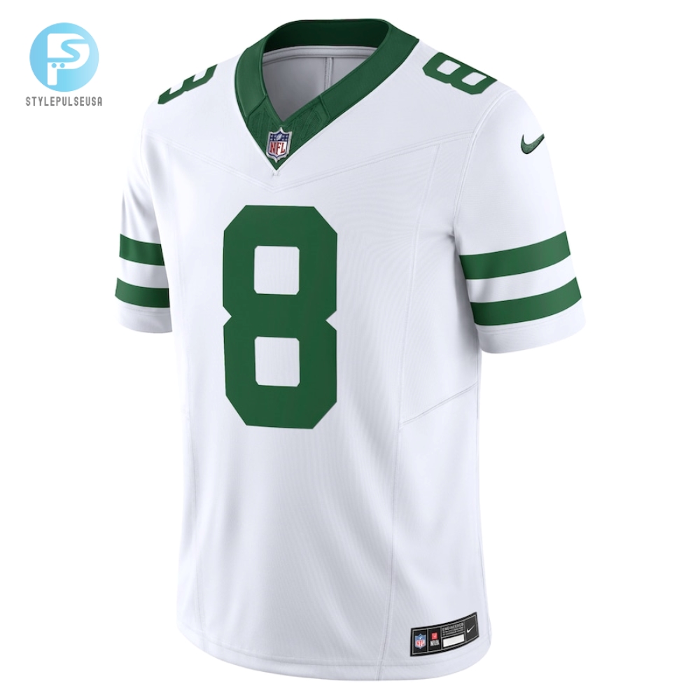 Mens New York Jets Aaron Rodgers Nike White Vapor F.U.S.E. Limited Jersey 