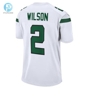 Mens New York Jets Zach Wilson Nike White Game Jersey stylepulseusa 1 2