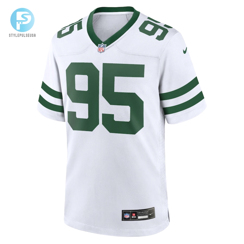 Mens New York Jets Quinnen Williams Nike White Legacy Player Game Jersey 