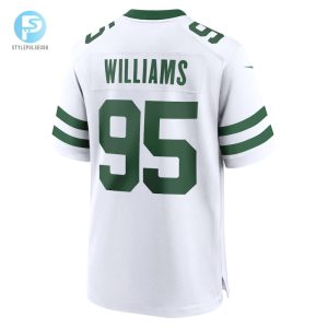 Mens New York Jets Quinnen Williams Nike White Legacy Player Game Jersey stylepulseusa 1 2