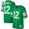 Mens New York Jets Joe Namath Mitchell Ness Green Big Tall 1968 Retired Player Replica Jersey stylepulseusa 1