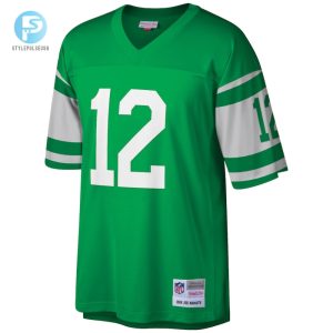 Mens New York Jets Joe Namath Mitchell Ness Green Big Tall 1968 Retired Player Replica Jersey stylepulseusa 1 1