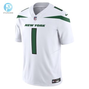 Mens New York Jets Ahmad Sauce Gardner Nike White Vapor F.U.S.E. Limited Jersey stylepulseusa 1 4