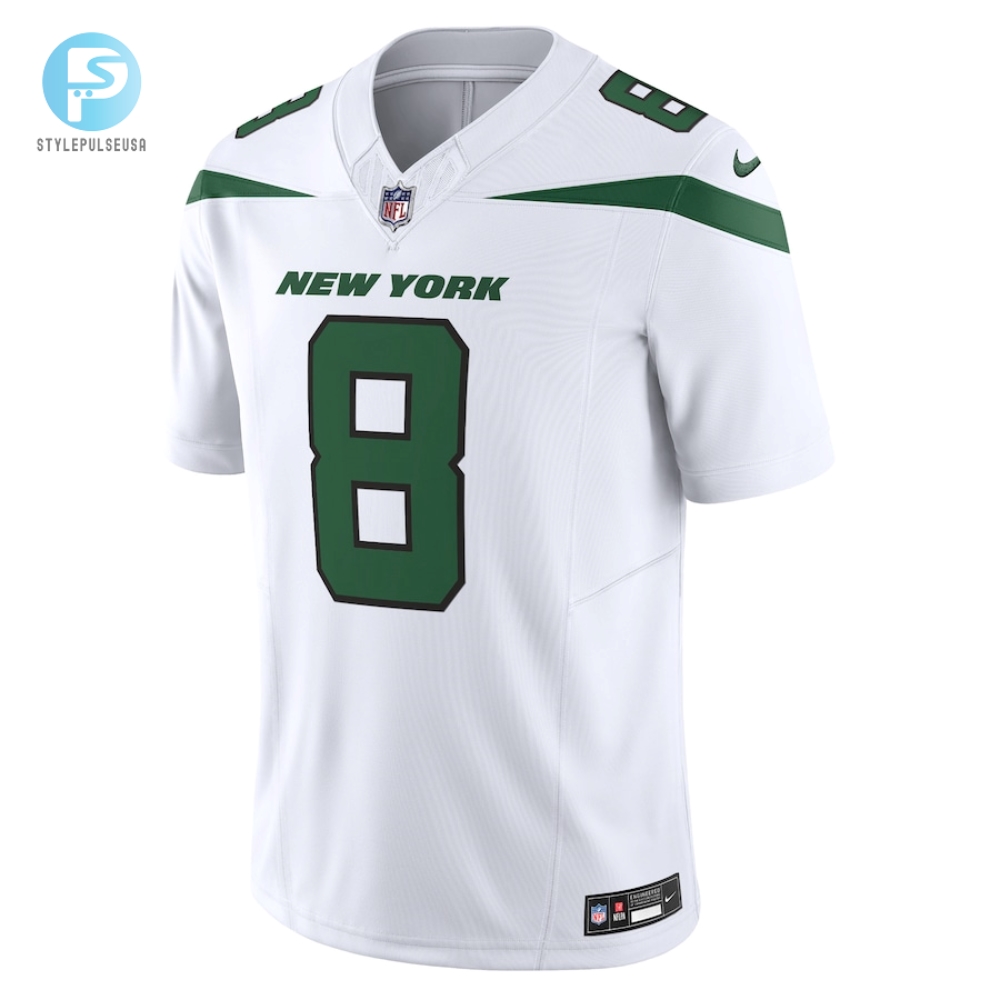 Mens New York Jets Aaron Rodgers Nike Spotlight White Vapor F.U.S.E. Limited Jersey 