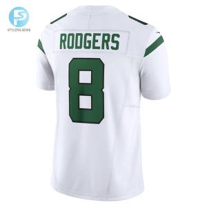 Mens New York Jets Aaron Rodgers Nike Spotlight White Vapor F.U.S.E. Limited Jersey stylepulseusa 1 2