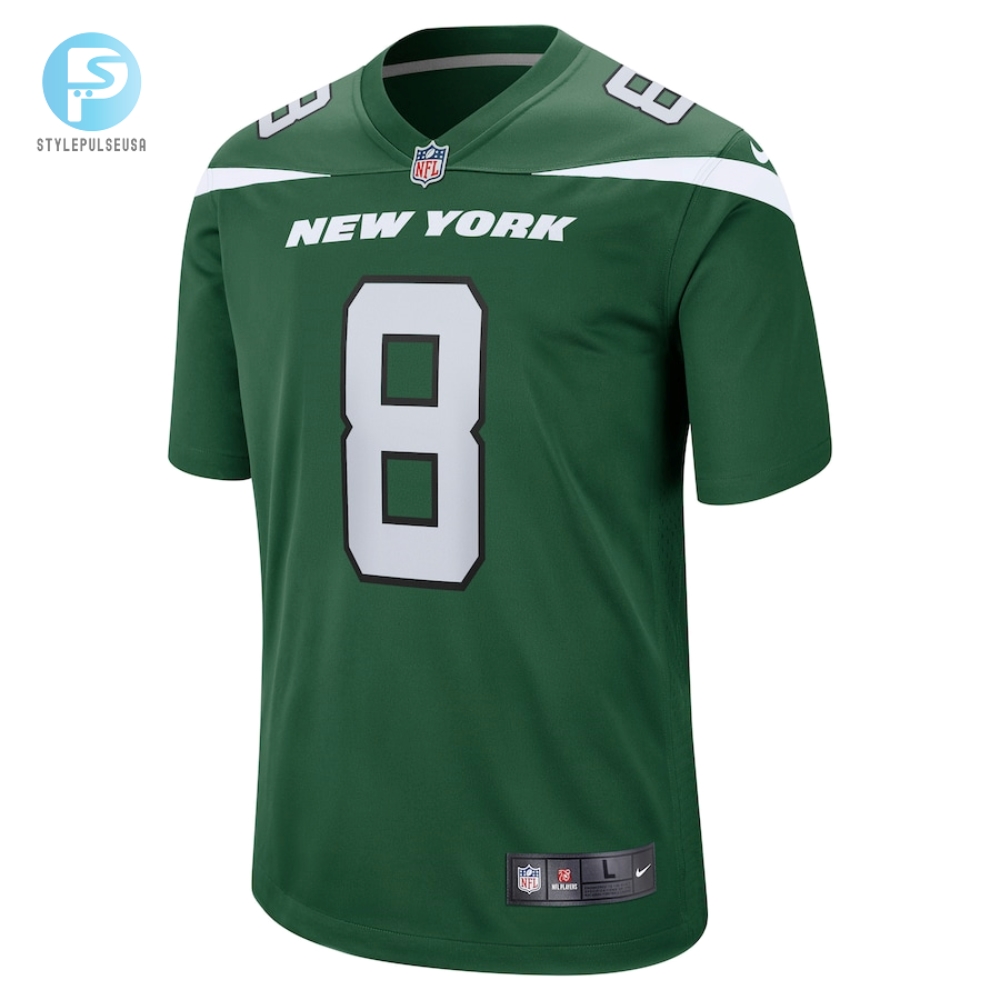 Youth New York Jets Aaron Rodgers Nike Gotham Green Game Jersey 