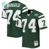 Mens New York Jets Nick Mangold Mitchell Ness Green Legacy Replica Jersey stylepulseusa 1