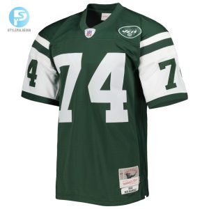 Mens New York Jets Nick Mangold Mitchell Ness Green Legacy Replica Jersey stylepulseusa 1 1