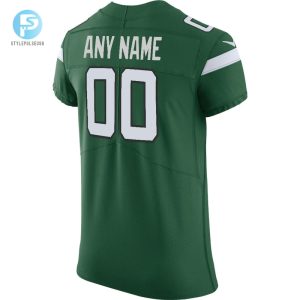 Mens New York Jets Nike Gotham Green Vapor Untouchable Elite Custom Jersey stylepulseusa 1 2