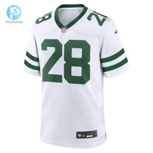 Mens New York Jets Curtis Martin Nike White Legacy Retired Player Game Jersey stylepulseusa 1 1